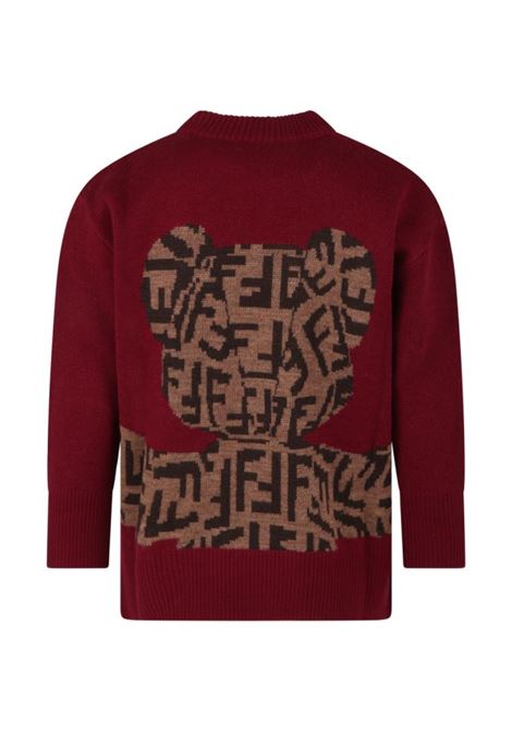 Maglione con stampa FENDI KIDS | JUG037 AJ3EF1I12